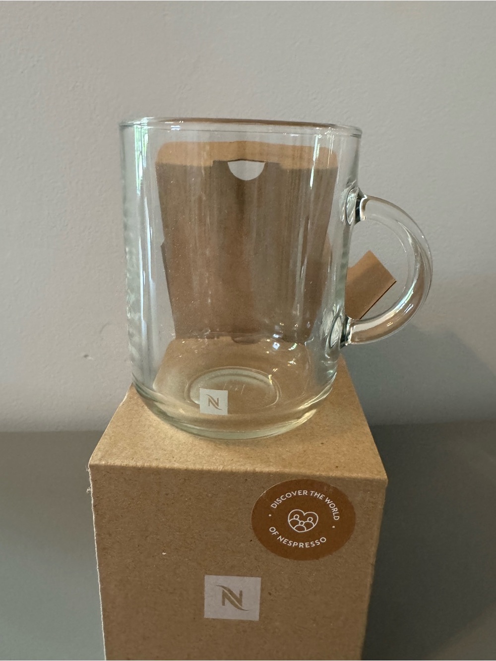 Nespresso Clear Glass Mug